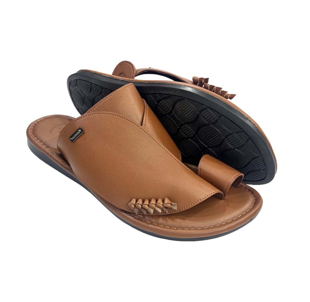 حذاء ايطالي شرقي ماركة فلنتاين لون هافان مقاس كبير