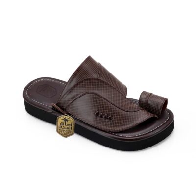 حذاء شرقي صناعه وطنية ليزر اللون بني