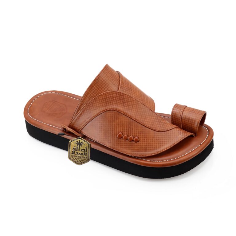 حذاء شرقي صناعه وطنية ليزر اللون عسلي