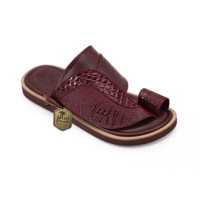 حذاء شرقي صناعه وطنية ليزر اللون  بني