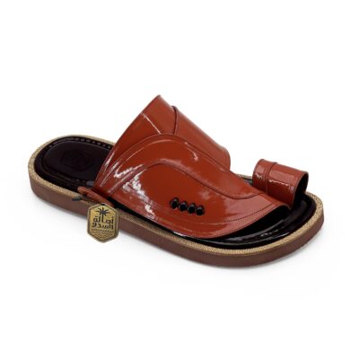 حذاء شرقي صناعه وطنية ليزر اللون  عسلي